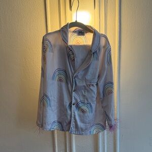 Lola + The Boys Rainbow Pajama Set